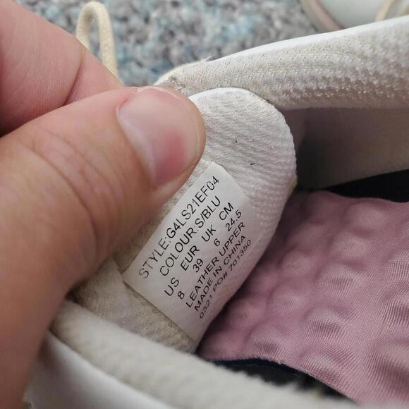 G Fore Golf Shoes Womens Size 8 Gallivanter Cap Toe Snow Blush Spikeless - Picture 5 of 12